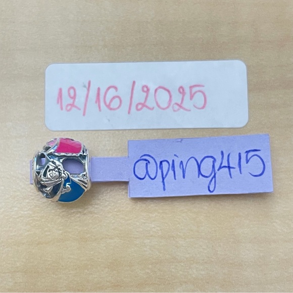 Pandora HTF Disney Aurora's Fairy Godmothers Charm - Picture 13 of 14